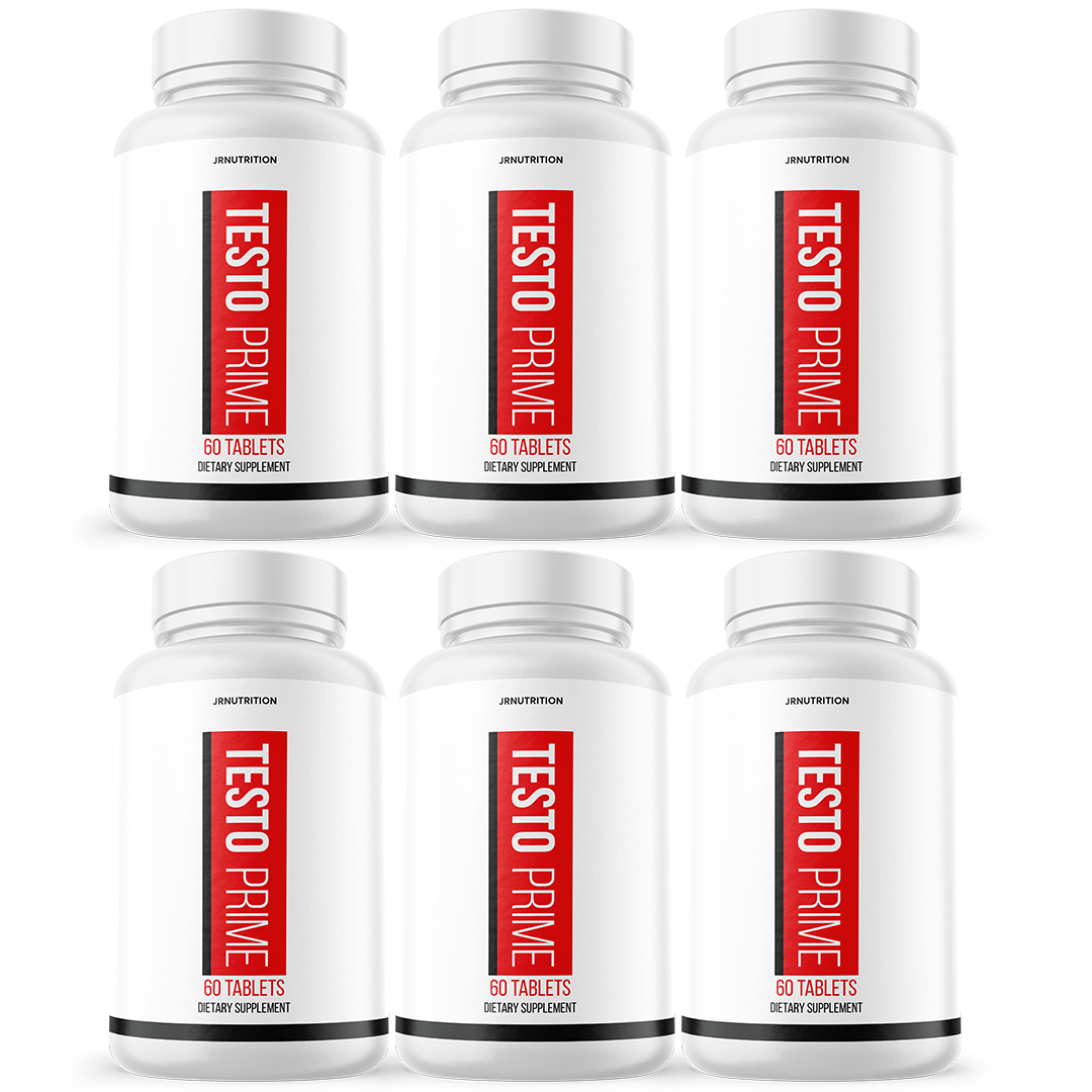 Testoprime Capsules Extra Strength Formula Supplement Testo Prime -6 Bottles